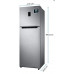 Refrigerator: Samsung 385L 2 Star Inverter Frost-Free Convertible 5 In 1 Double Door Refrigerator (RT42C5532S8/HL,Elegant Inox 2023 Model)